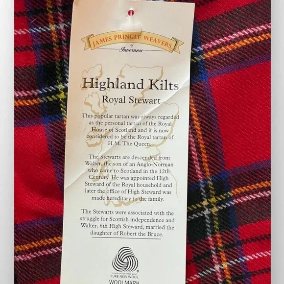 Authentic Girl’s Wool Plaid Scottish Tartan Kilt Size 2 - Picture 4 of 8